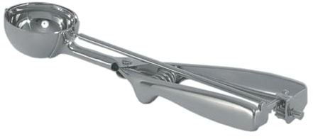 TOMGAST Edelstahl Eisportionierer Durchmesser 6,8 cm | Eisportionierer für Reis, Kartoffeln, Desserts | Fassungsvermögen 125 ml | Edelstahl 18/10