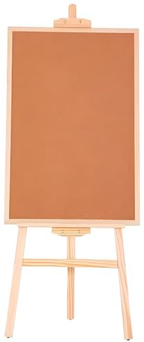 tablón de anuncios Tablón de anuncios de corcho grande, tablón de anuncios independiente con soporte, tablero de mensajes combinado de doble cara para pegar notas, fotos, horarios, incluye chinchetas