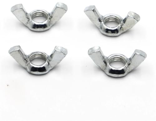 VekkEr Sicherungsmuttern, 5/10 Stück Schmetterlings-Sicherungsmuttern aus Edelstahl 304, M3 M4 M5 M6 M8 M10 M12 handfest anziehende Mutter (Größe: M12 5 Stück) (Color : One Color, Size : M10 5pcs)