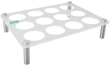 Portavasos K, Organizador de Cápsulas de café para Cápsulas de Taza K, Inserto de Cajón Acrílico, 12 Ranuras, con Instalación Sencilla, Aspecto Moderno, para el Hogar, Cocina y