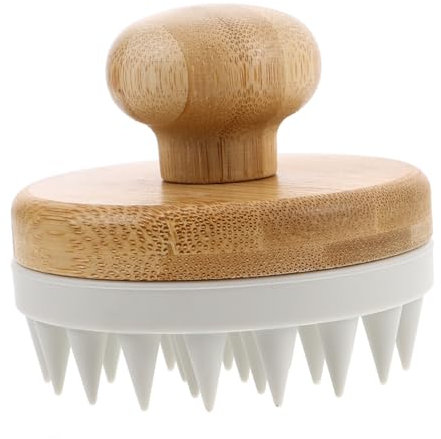 Beaupretty Silikon-kopfhautbürste für Shampoo und Massage Haarmassagegerät aus Silikon Kopfhautpeelingbürste mit Weichen Borsten zur Reinigung und Pflege Geeignet für Nasses und Trockenes Haa