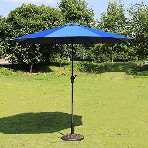 PLMNBQWE Parasol de Jardin Parasol de Soleil Parasol de Jardin Parasol d'extérieur Marché Patio Jardin Pelouse Table Auvent de Soleil Poteau en Fer Parasol Protection UV 270 cm * 250 cm
