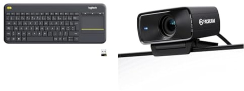 Logitech K400 Plus Clavier & Elgato Facecam MK.2 – Webcam Haut
