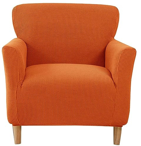 ZGantrix Funda para Sillón Individual, Funda Elástica para Sofá 1 Plaza Cubierta Suave y Elástica para Sillón Pequeño Antideslizante Lavable, para Casa, Club, Hotel