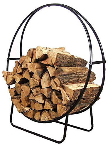 Portalegna da ardere resistente per interni ed esterni, impilabile, in acciaio, per caminetti e legname, soluzione perfetta per la casa e il patio