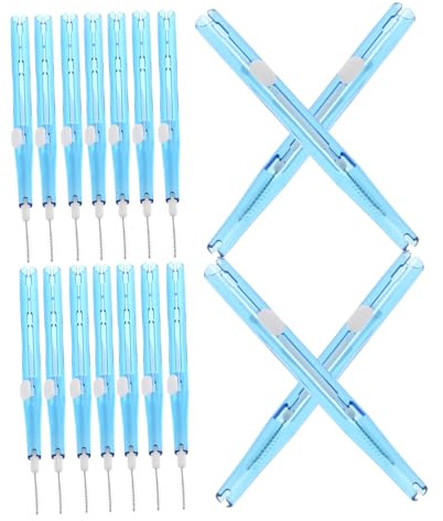 Yardenfun 50 Piezas Kit de Limpieza para Puertos de Teléfono Móvil Cepillos Mini Portátiles Azules para Limpieza de Puerto USB C Altavoz y Cargador Compatible con Smartphones Tablets y