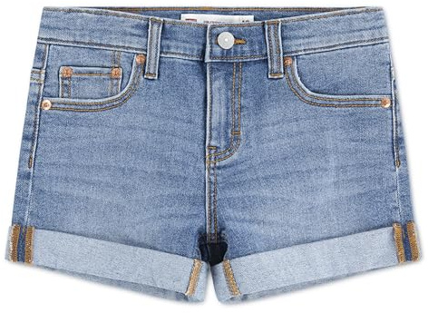 Levi's Mädchen Blau Girlfriend Fit Shorts