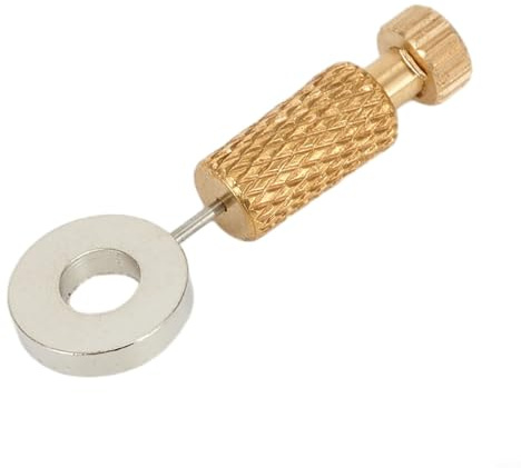 Aguja de cuero hecha a mano para coser y bloquear bordes, herramienta de sutura de posición fija con base antideslizante moleteada, agujas de 12 mm y 18 mm (modo (6-12 mm)