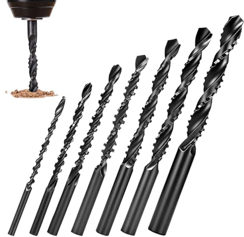 Juego de brocas de cabeza avellanada - 7 piezas accesorios 4 en 1, brocas de metal para taladrar madera | Grabado, rectificado, corte, fresado | Para piedra, minería, artesanía, ateli