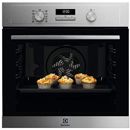 Electrolux EOF4P04X Forno Multifunzione SurroundCook pirolitico, 2960 W, Classe Energetica A+, Inox
