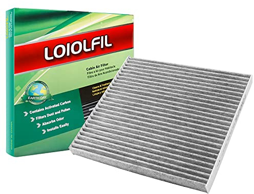 LOIOLFIL Cabin Air Filter Replacement for CF10133 CP133, Fits Toyota Corolla 2002-2008, Matrix 2003-2008, Premium Cabin Filter with Activated Carbon