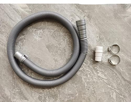 Washing Machine Drain Hose extension pipe universal extender wave wheel universal adapter wash basin rubber tube pvc pipe-0.6m Hose Adapter