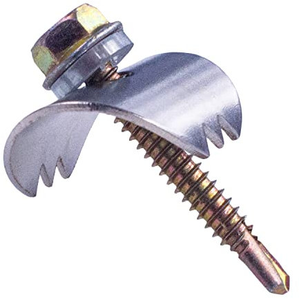 OMOTOOL Stahlkrampen für Befestigung Maschendraht und gewebte Zäune (90 Stück) ersetzt die üblich Stahlkrampen Installiert schnell mit einer Stromversorgung 4 -mal stärker als ein üblich U Nägel