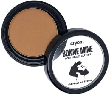 CRYOM Correcteur Visage Poudre Compacte Bonne Mine - Maquillage pour Hommes - N°1 Peaux Claires