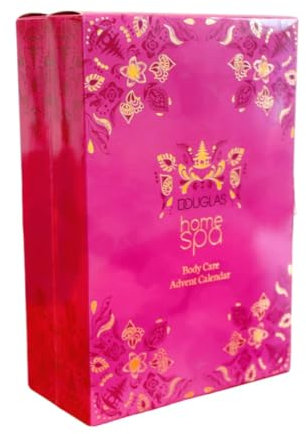 DOUGLAS Adventskalender 2025 HOME SPA Beauty Wert 300 €, Frauen + Mädchen Kosmetik & Pflege Advent Kalender, 24 Geschenke, Skincare Frau, Adventkalender Damen inkl. Dermolin Creme