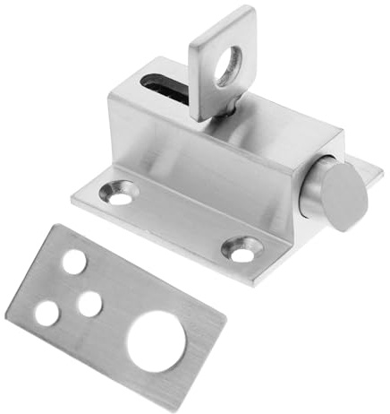 VILLCASE 1Pièce Acier Inoxydable Pour Porte Et Fenêtre Verrou à Ressort Intrusion Accessoire Pour Maison