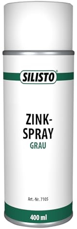 SILISTO Zinkspray 80/81-1x 400ml Dose - Korrosionsschutz für Schweißnähte, Reparaturen & blankes Metall - Metallschutzspray für Zäune, Geländer & Industrieanwendungen