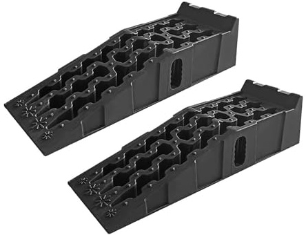 2 rampe di carico per auto, rampa di carico fino a 245 ruote extra large, 7250 kg per coppia, per veicoli più pesanti