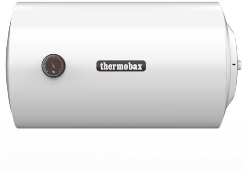 Scaldabagno elettrico ad accumulo compatto facile da installare 1500 Watt ThermoBax (50 litri Orizzontale)