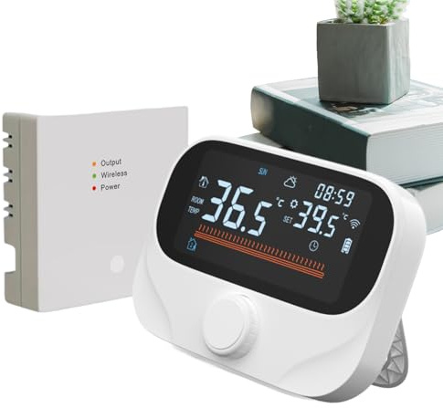 Smart Thermostat - 7 Days Programmable Sensor Thermostat - Indoor Temperature Control Equipment - for RV Office Bedroom Home Indoor Boiler Greenhouse Living Room
