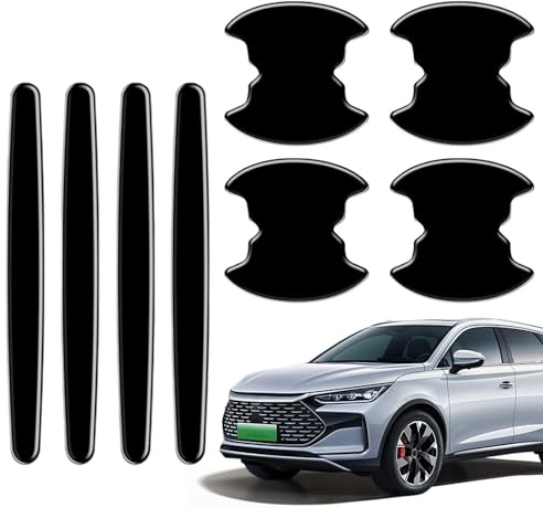 Protección contra la manija del coche, protección contra arañazos para huellas de mango - Accesorios exteriores para coche y camión SUV, protección de pintura para