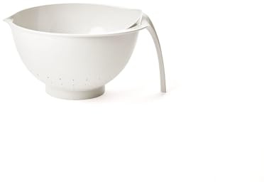 GUZZINI Scolatutto Chef Line D 24,5 Cm Bianco in Plastica – Scolapasta Pratico e Resistente per Cucina
