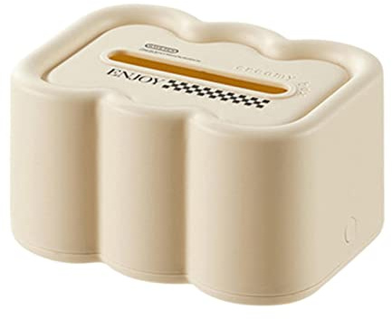 ZORQ Estuche dispensador de toallitas, caja dispensadora de toallitas húmedas, caja de toallitas húmedas montada en la pared con tapa, soporte rectangular autoadhesivo para pañuelos de coche, baño,