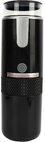 banapoy Caffettiera Portatile, Mini Macchina del caffè A Capsula Ricaricabile Elettrico Espresso Polvere Coffeemaker per Viaggi Campeggio Pesca Escursionismo Ufficio, per papà Mamma