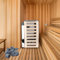 Moubhjd Calentador De Sauna De, 3.0KW Estufa De Sauna Eléctrica De Acero Inoxidable, Herramienta De Calefacción De Tipo Control Interno para Sala De Sauna