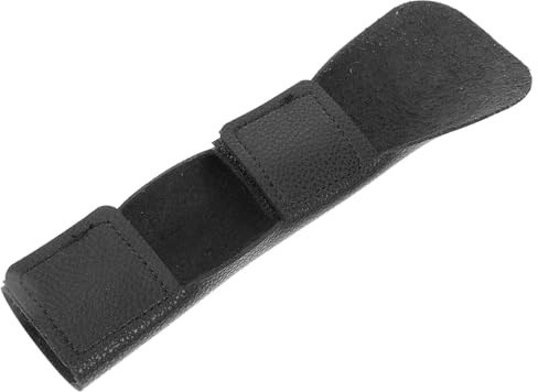 UPKOCH Posaunen Fingerschutz aus Mikrofaserleder Schwarz S-69 Alto Schützt die Oberfläche Bequeme Passform Einfache Montage