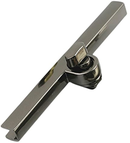 Ddujbtp Cierre de metal de moda de 9,5 cm para bolso de mano, artesanía, práctico, para bricolaje, bolsa de bricolaje, cerradura de repuesto, Negro pistola, Organizador de bolsas
