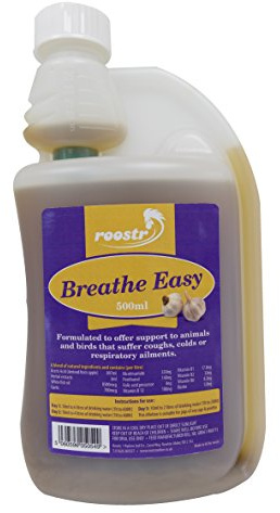 Roostr 500ml Respite Breathe Easy - Help Coughs and Colds for Chickens, Poultry, Pigs Hatching Eggs