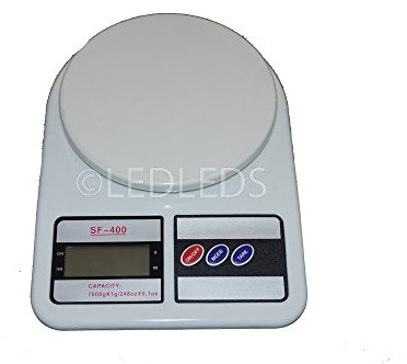 BILANCIA DIGITALE LCD TASTO TARA PESA DA 1 GR A 7 KG SF 400 CASA CUCINA