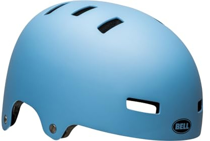 Bell - Local SOLID CE Helme - Erwachsene Unisex - Schutzausrüstung, Fahrradhelm, BMX-Helm, BMX-Schutzhelm, Mattblau, M