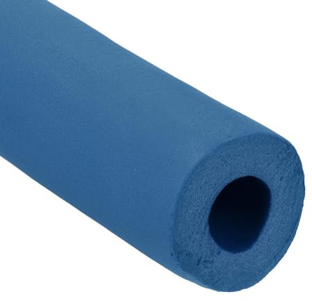 PATIKIL Rohrisolierung 3,28 ft lang, 1-11/16 (43 mm) ID, 20 mm Dicke, Gummischaum Winter Frostschutzschlauch, schwer entflammbar, für Wasser, Klimaanlagen, Industrierohre, blau