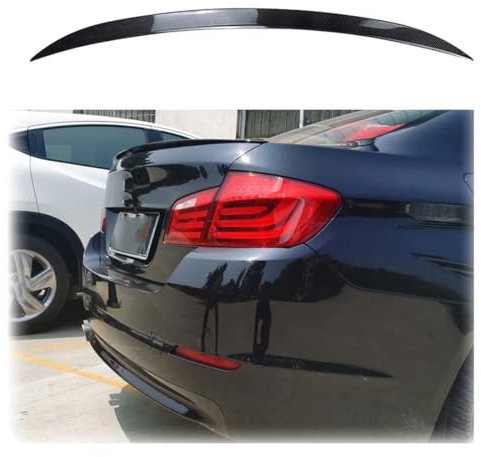 WUURAA Auto-Heckspoiler für BMW M5 520i 528i 535i 530i 525i F10 F18 2010-2016, Heckflügel-Bodykit, Kofferraumdeckel, Kofferraum-Ducktail-Lippe, Außen-Tuning-Zubehör,Carbon Look