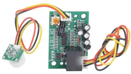 Ouitble DC 12V Sensore di Movimento Umano Modulo Interruttore Rilevatore PIR a Infrarossi Uscita Relè Modulo Interruttore di Rilevamento Piroelettrico a Infrarossi di Tipo Split