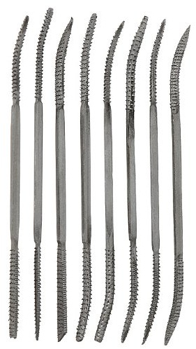 Hattori® Riffelraspel-Satz, 8-teilig, mittel