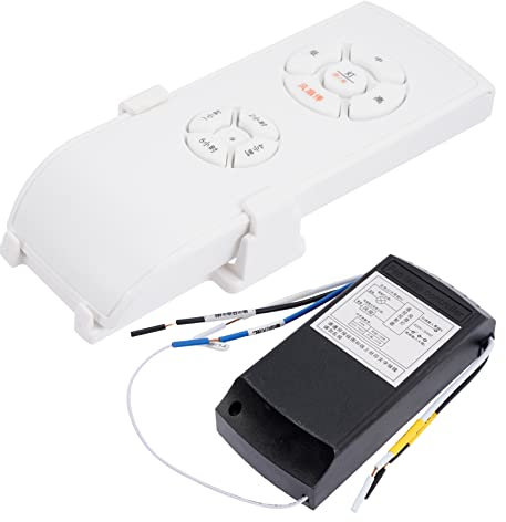 Homoyoyo Fernbedienungs- -licht-kit Universal-deckenventilator-Fernbedienung Timer-Funktion 3 Geschwindigkeiten Robustes Material Unsichtbarer Controller