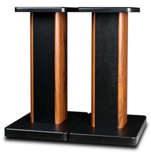 Moubhjd Lautsprecherständer 40 cm hoher Boxenständer Holz, 2er-Set, Speaker Stand geeignet für Regallautsprecher | HiFi und Heimkino Surround Sound, Verbessertes Audio-Hörerlebnis