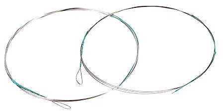 Yardwe 2 Stück Erhu Ersatzsaiten aus Metall mit Klangqualität und Stabiler Vibration Praktisches Erhu Saitenwechselset für Musikzubehör Zufällige Farbe