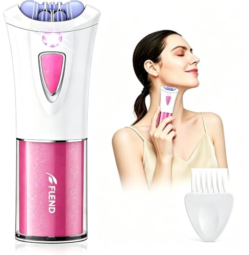 Epilator for Women, Mini Epilators Hair Remover for Women with LED Light, Smooth Hair Removal, Suitable for Face, Lip, Chin, Legs, Arms and Bikini Area