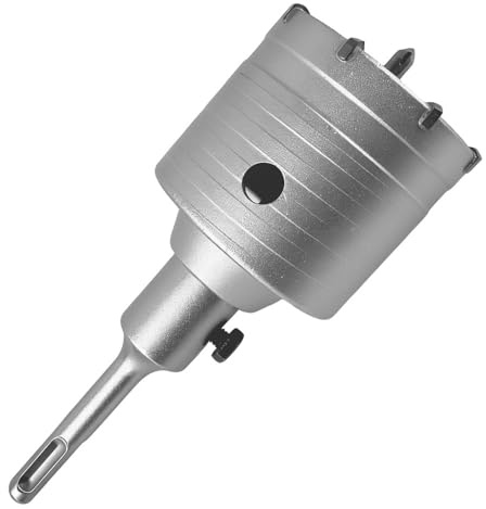 Bohrkrone Betonbohrer Kernbohrer Hohl SDS Plus Set mit Zentrierbohrer 68MM | Hartmetall für Ziegelmauer Putz Beton