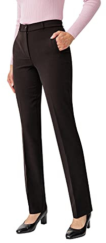 Damart - Pantalon Coupe Droite pour Femme, Coupe Ajustée