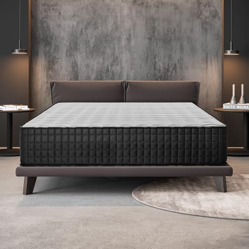 Naturalex - Titanium - Matratze 160x200 cm - Kaltschaummatratze 160x200 H4 - Matratze 160x200 30 cm Hoch - Oeko-tex Zertifiziert - Latex Blue 7 Zonen