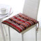 4er-Set Sitzkissen Kissen Stuhlkissen Auflage Sitzauflage 40x40 cm, Gartenstuhlkissen, Sitzauflage Garten, Balkon Terrasse (Platz,O)