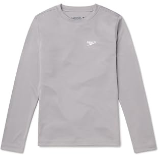 Speedo Boy's UV Swim Shirt Long Sleeve Tee Graphic