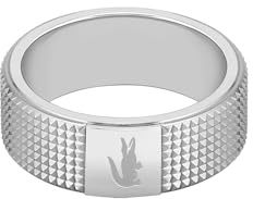 Lacoste ring für Herren Kollektion STENCIL aus Edelstahl - 2040195J
