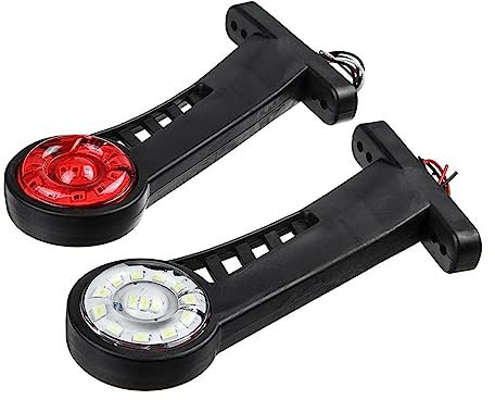 Marker Lights 1 Paar Universal Anhänger Seite Marker Lichter Anzeige Signal Lampe Lkw Rücklicht Lkw Bus Wohnwagen Lampen Zubehör