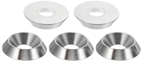 PATIKIL Lot de 5 Rondelle Conique M12 Finition Diamètre de 36Mm | en Acier Inoxydable 304 Massif, Hauteur de 8Mm, Finition Cnc, Pour L'Industrie Et La Construction